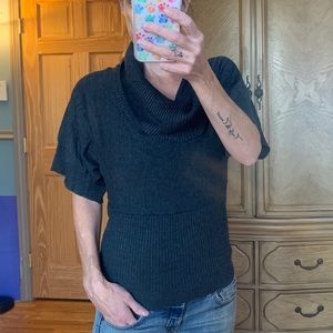 2/$10 Cable & Gauge Gray Turtleneck Sweater S
